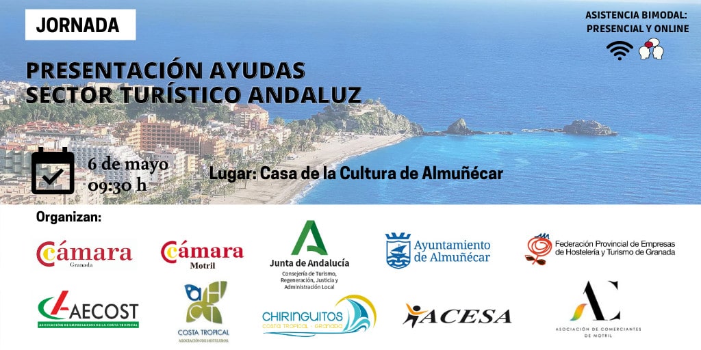 Jornada de presentación de las ayudas al sector turistico Andaluz - Cámara de Motril
